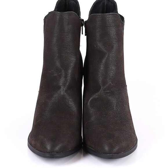 Mia Sunset Western Boots Heel Ankle Booties Black Size 10 - Picture 9 of 16